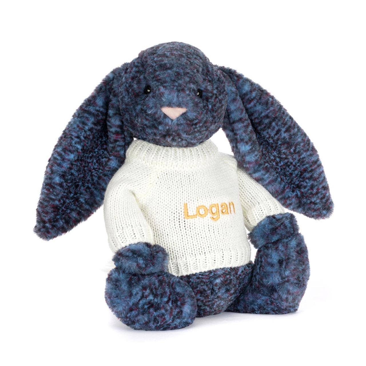 Hopscone Luxe Bunny With Personalized Cream Jumper