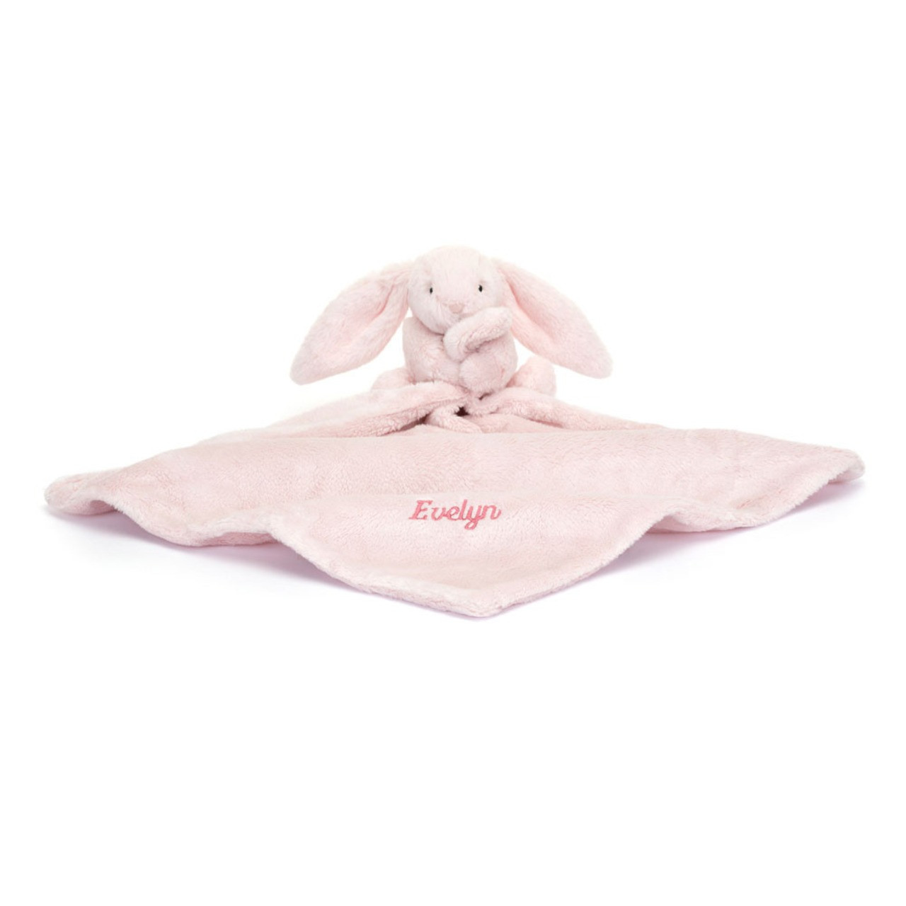 Image of Personalized Bashful Pink Bunny Soother variant 1