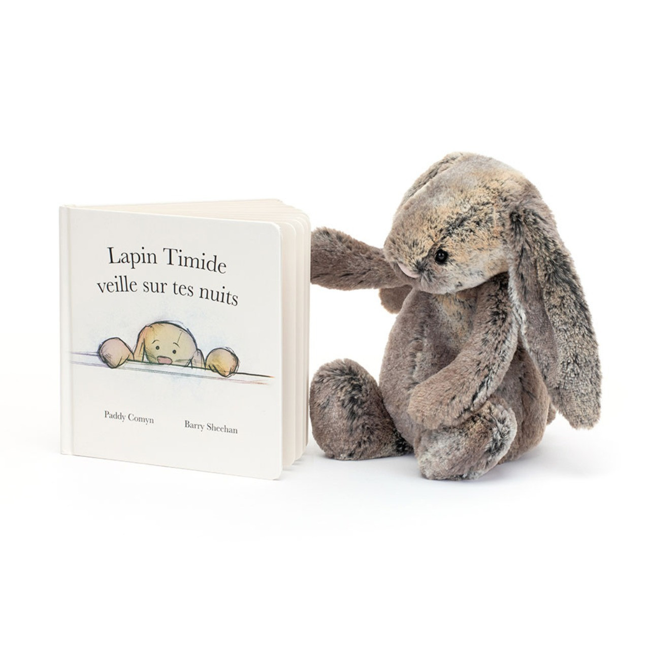 Image of Lapin Timide Veille Sur Tes Nuits and Bashful Cottontail Bunny Medium variant 1