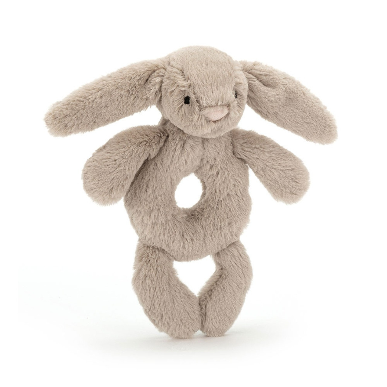 Image of Bashful Bunny Ring Rattle variant 1