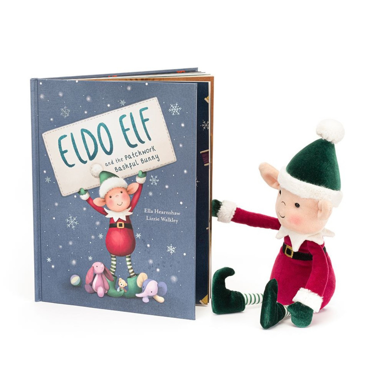 Image of Eldo Elf And The Patchwork Bashful Bunny Book And Eldo Elf variant 1