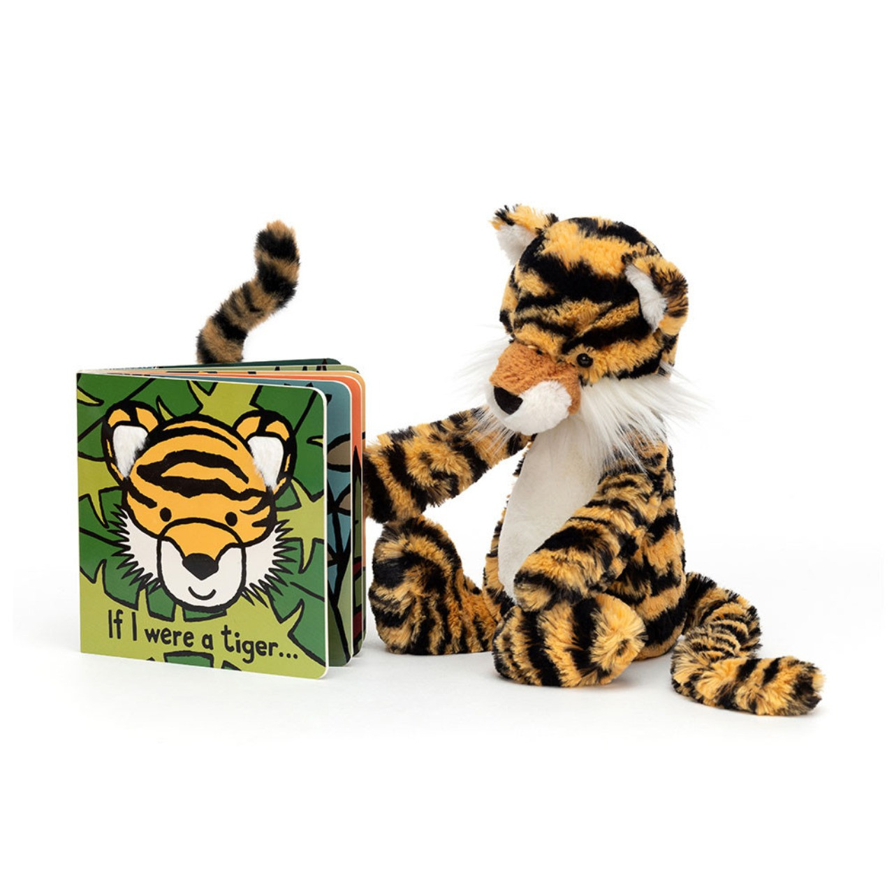 Image of If I Were a Tiger Book & Bashful Tiger Medium variant 1