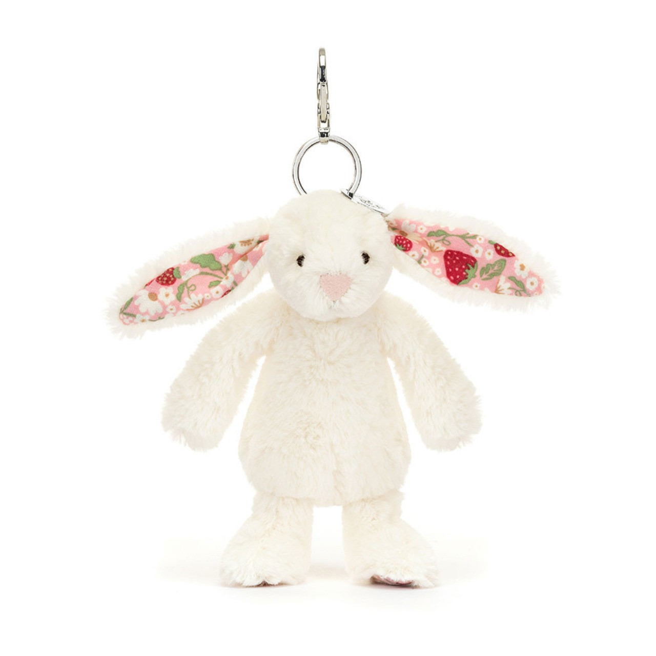Image of Blossom Cream Bunny 'Berry' Bag Charm variant 1