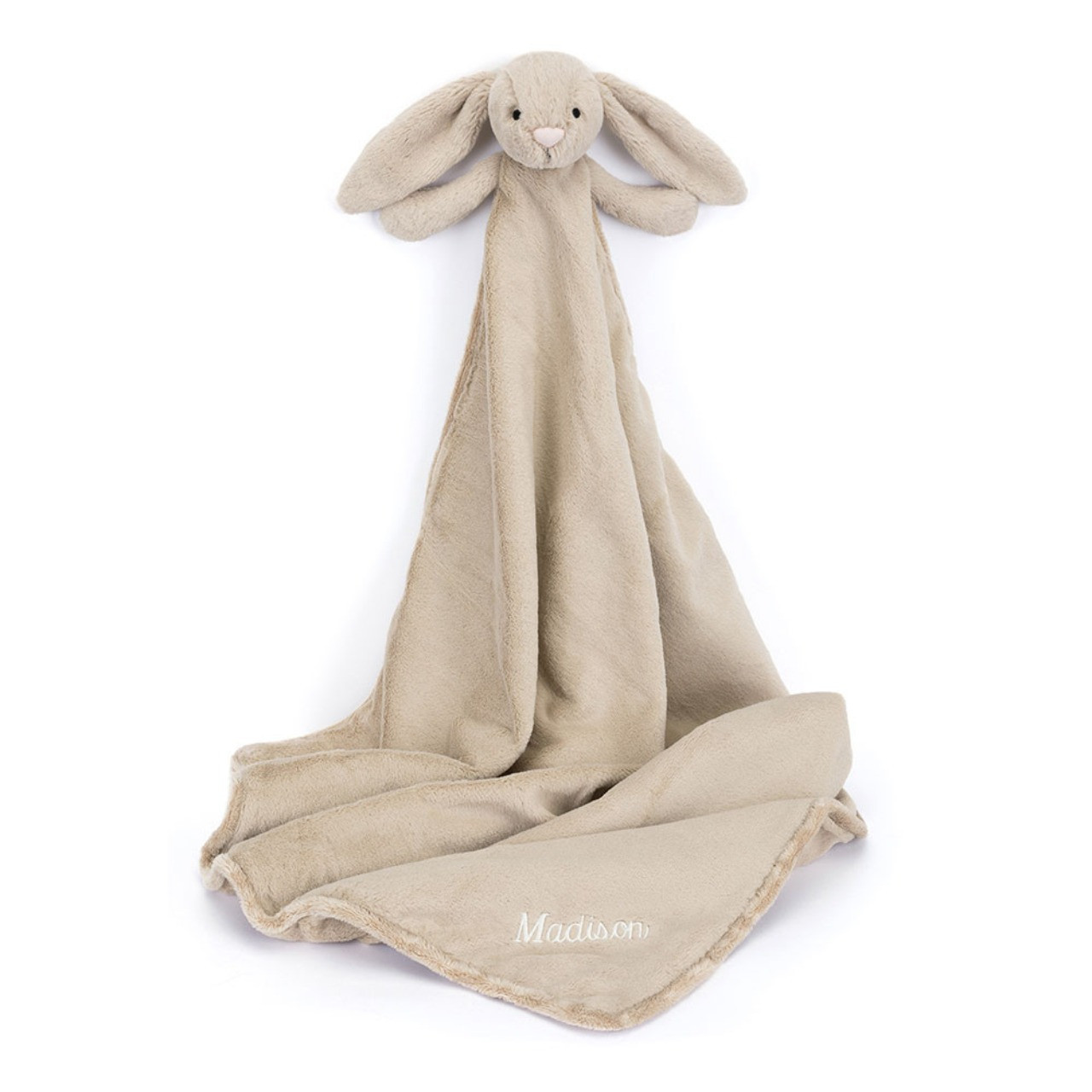Image of Personalized Bashful Beige Bunny Blankie variant 1
