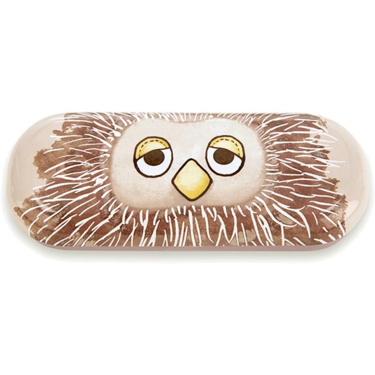 Image of Don't Give a Hoot Owl Glasses Case variant 1