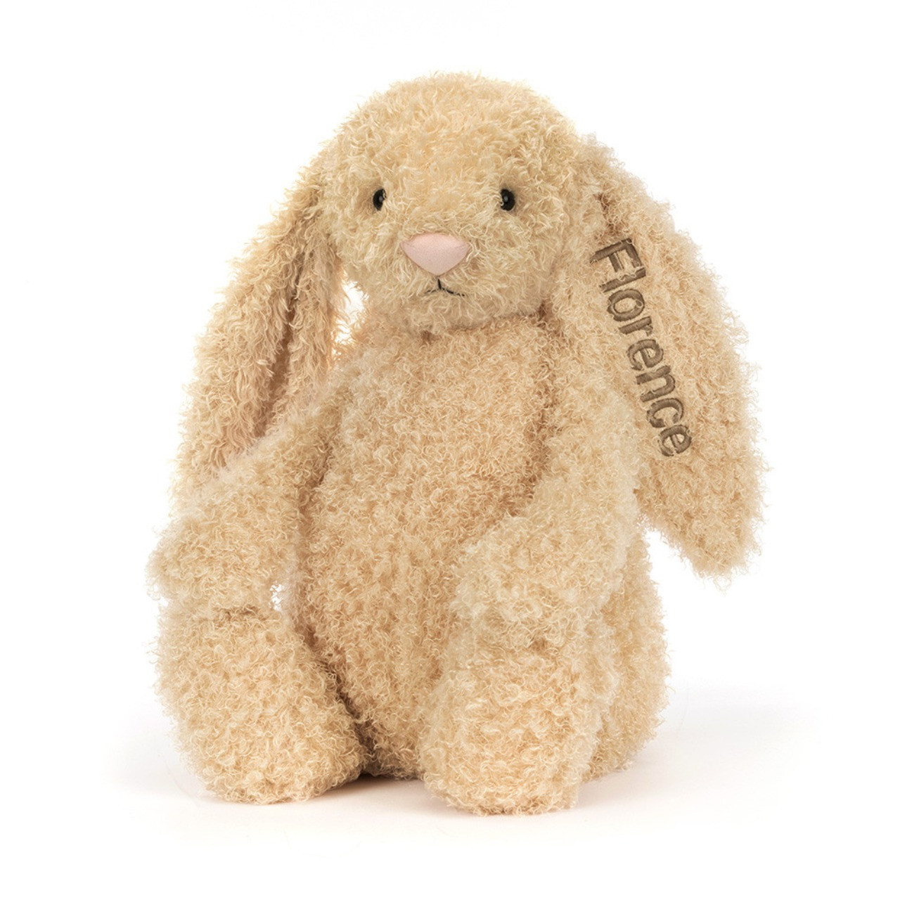 Image of Personalized Bashful Luxe Bunny Curly Big variant 1