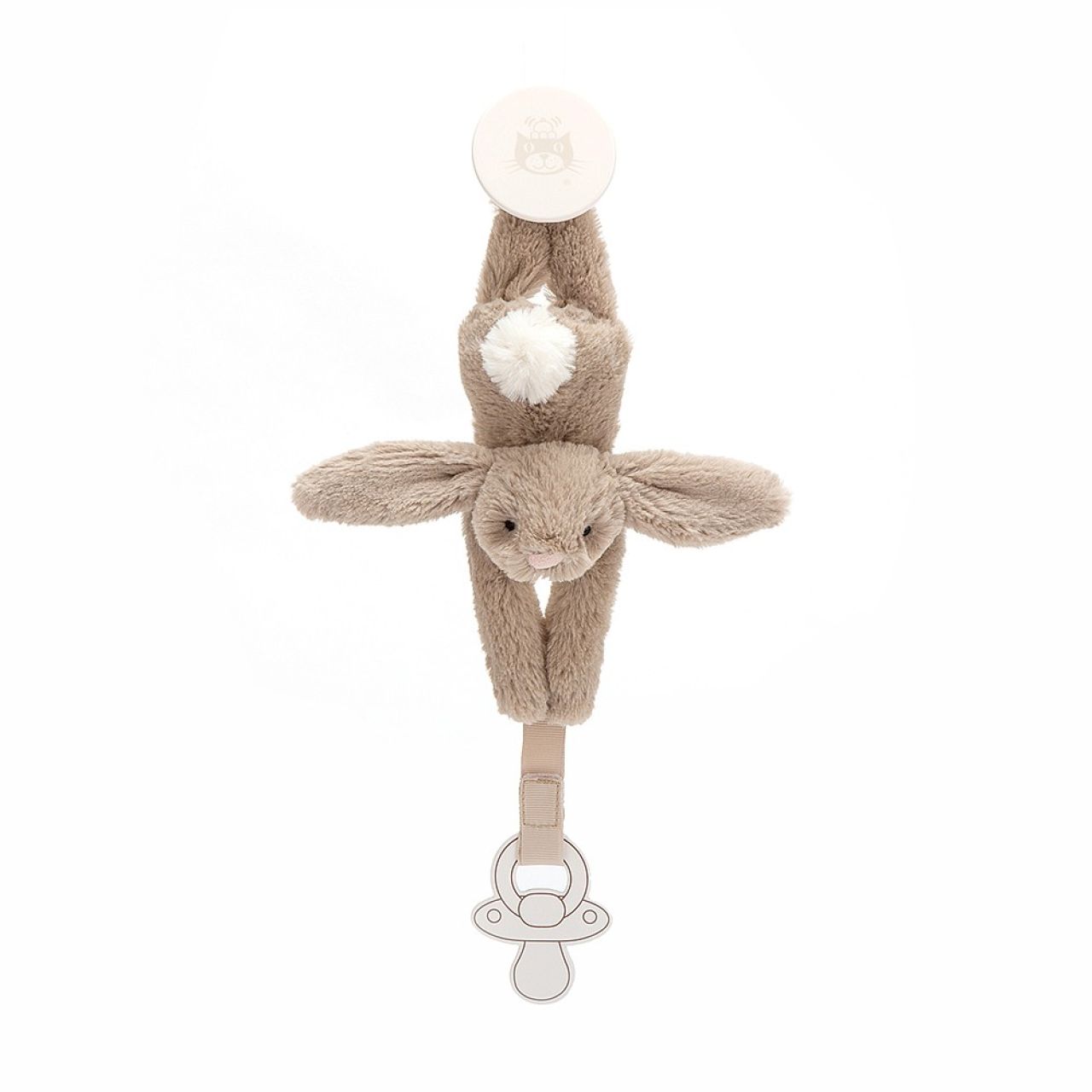 Bashful Beige Dummy Holder My Jellycat Collection