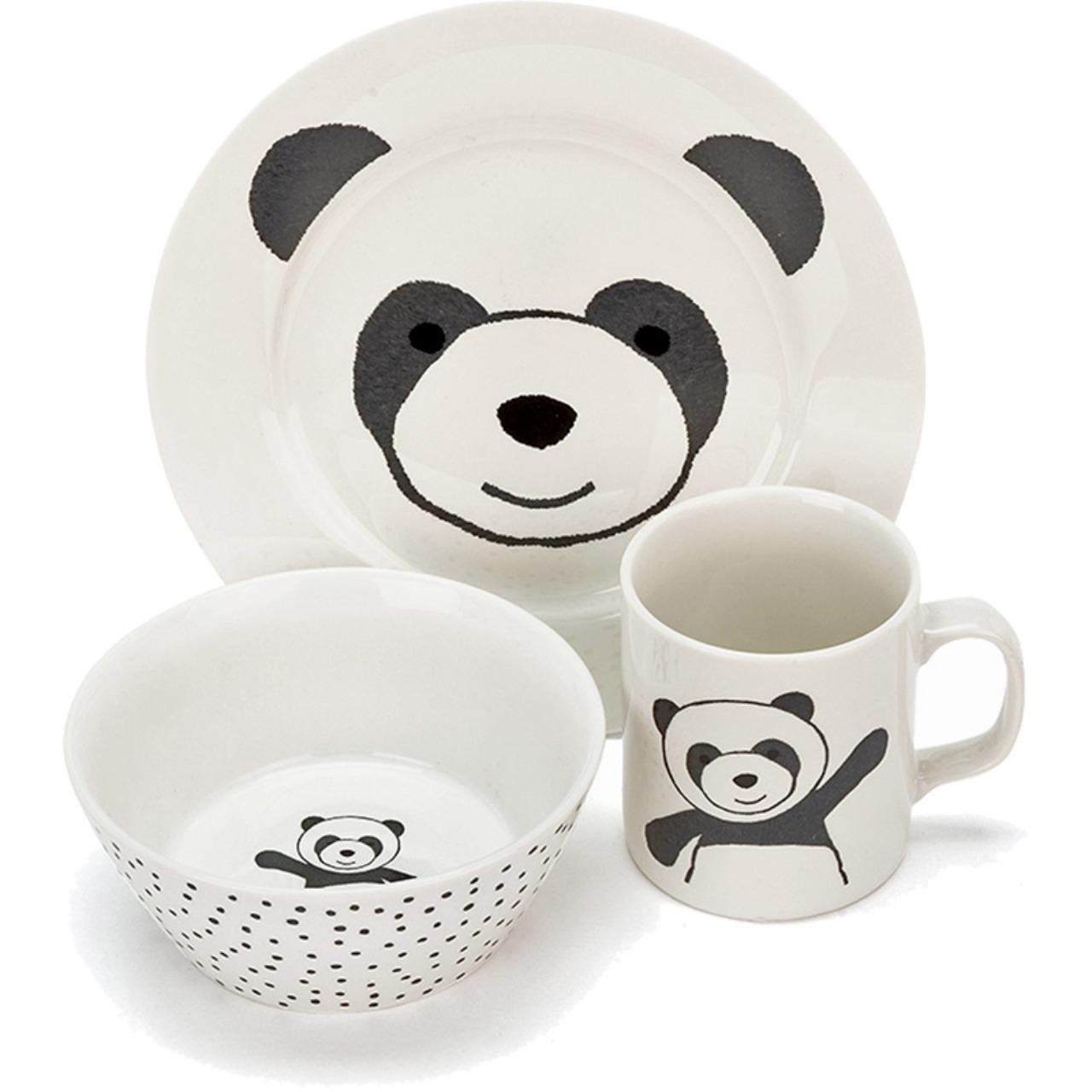 Image of Harry Panda Ceramic Bowl Set variant 1