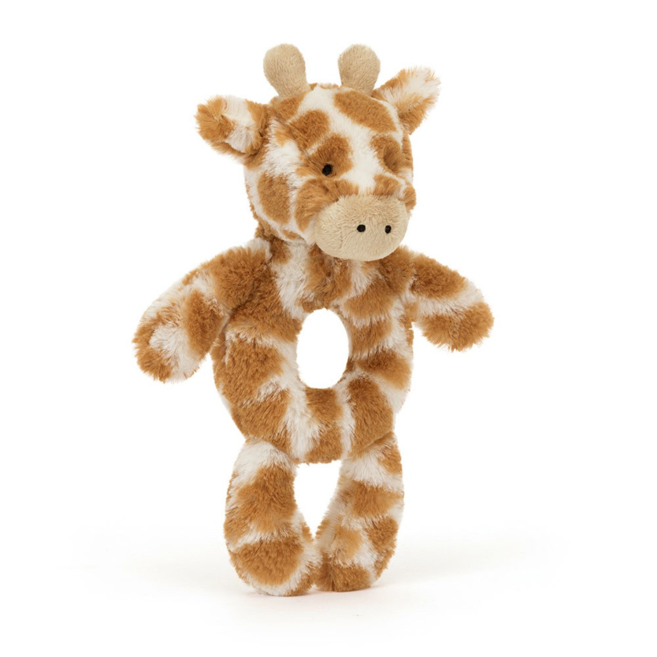 Image of Bashful Giraffe Ring Rattle variant 1