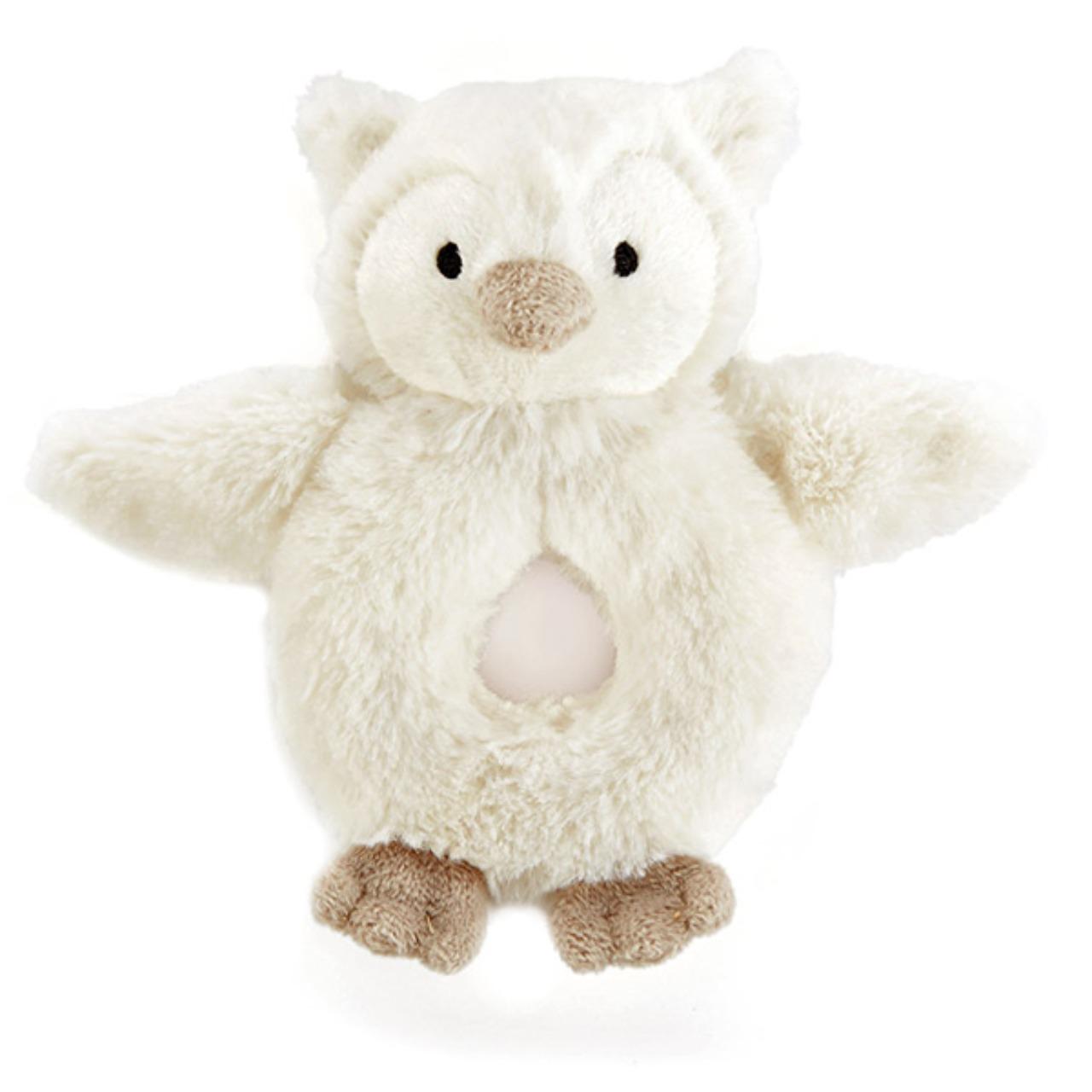 Snowy Owl Grabber Rattle