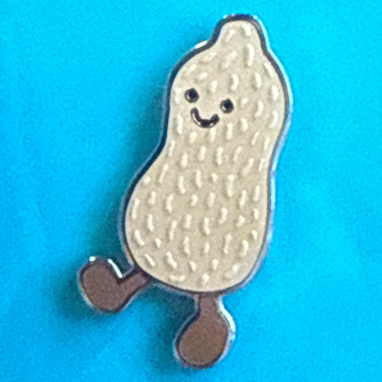 Peanut Enamel Pin