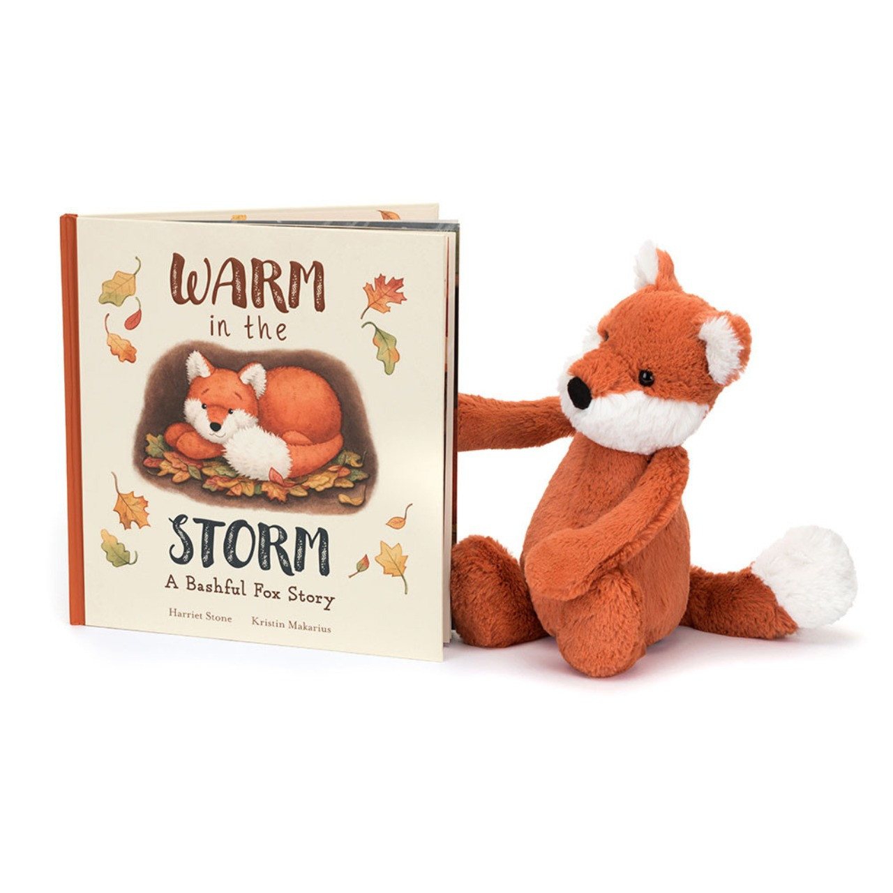 Image of Warm in the Storm Book & Bashful Fox Cub Medium variant 1