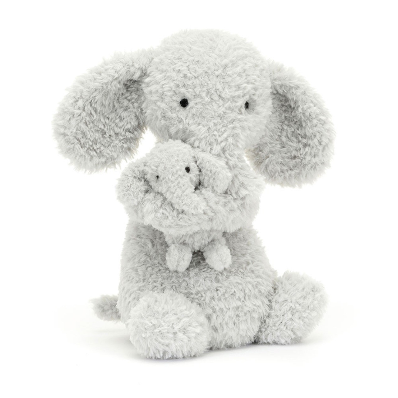 Huddles grey elephant