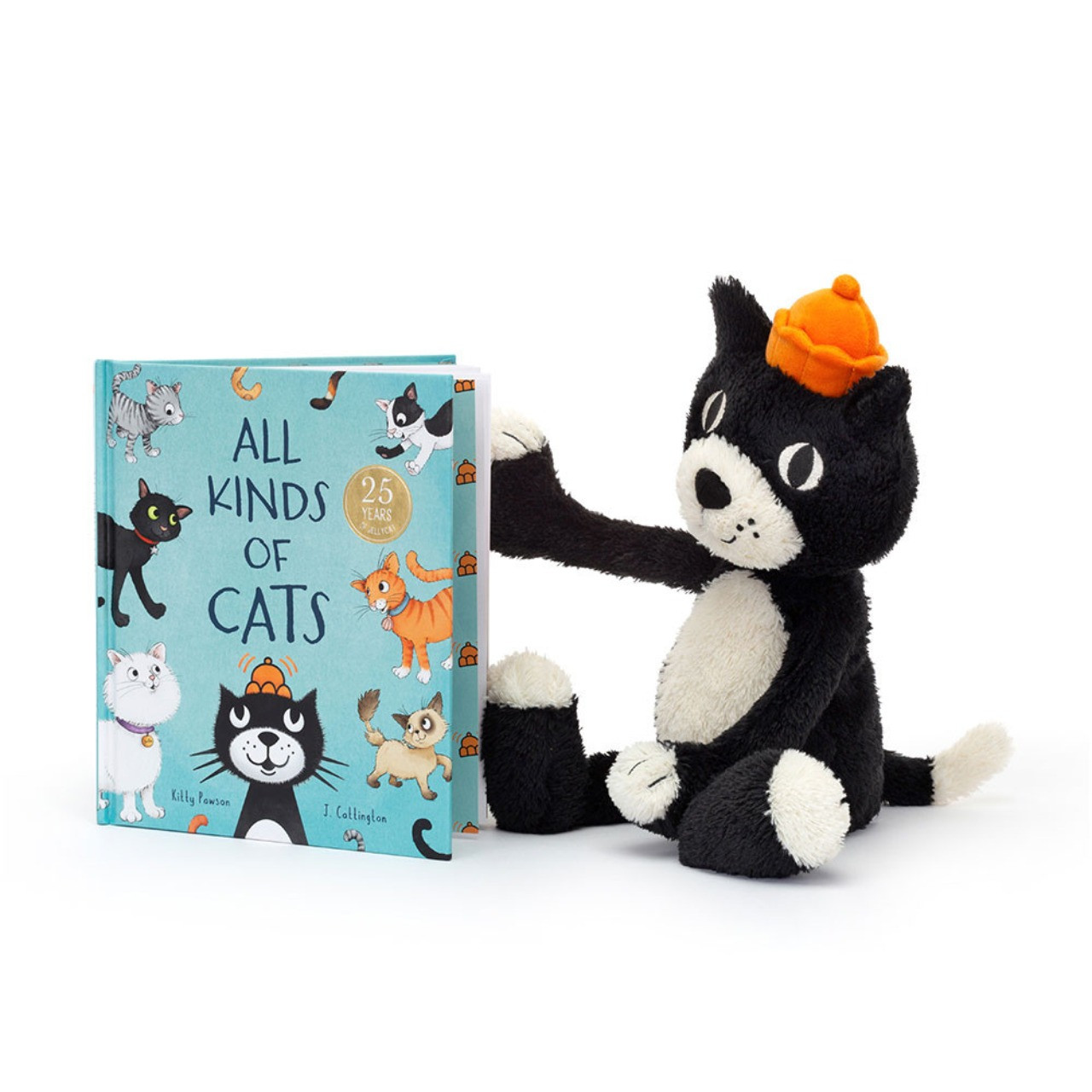 All Kinds Of Cats Book & Jellycat Jack Medium