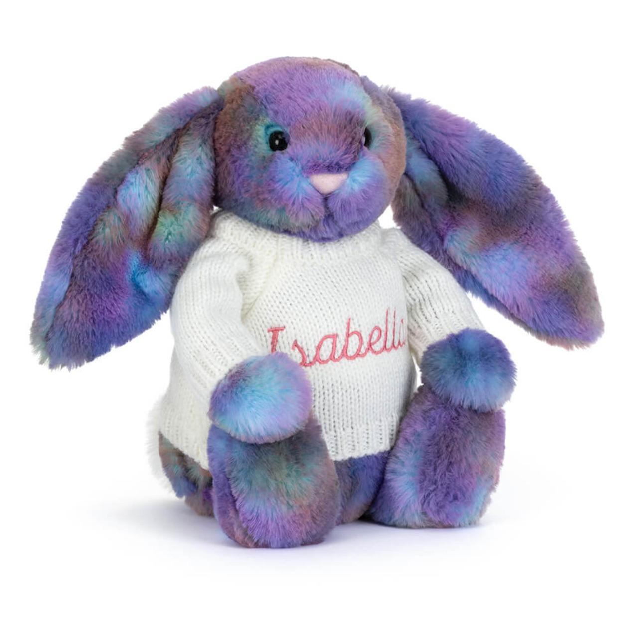 Image of Zodihop Luxe Bunny with Personalized Cream Jumper variant 1