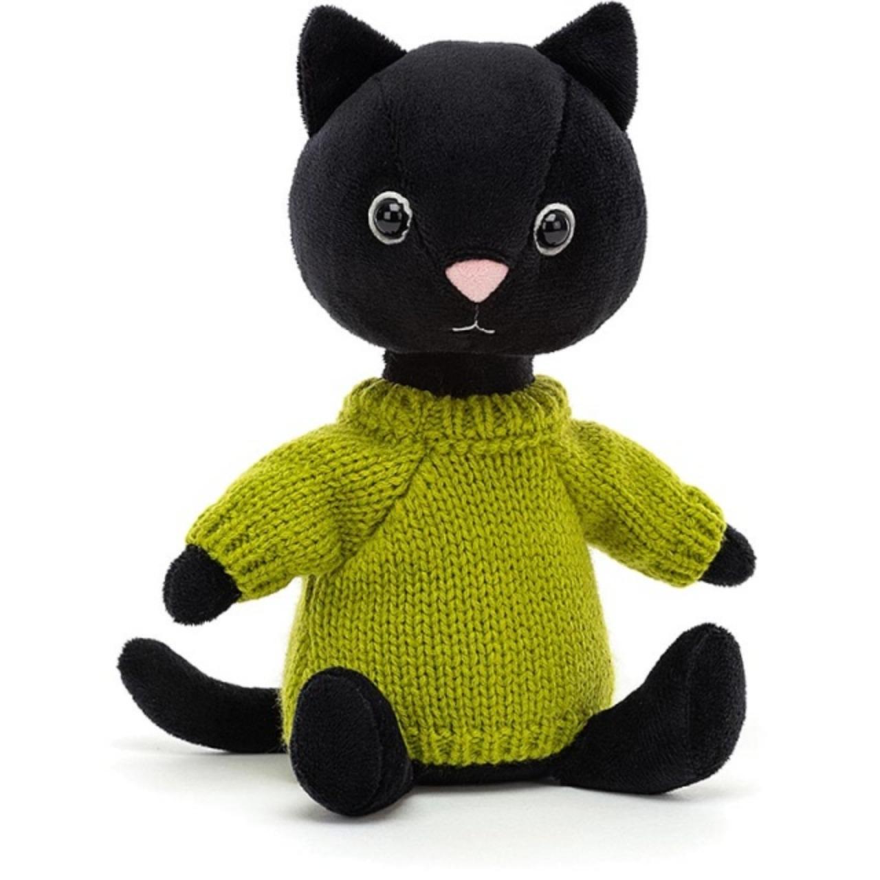 Image of Knitted Lime Kitten variant 1