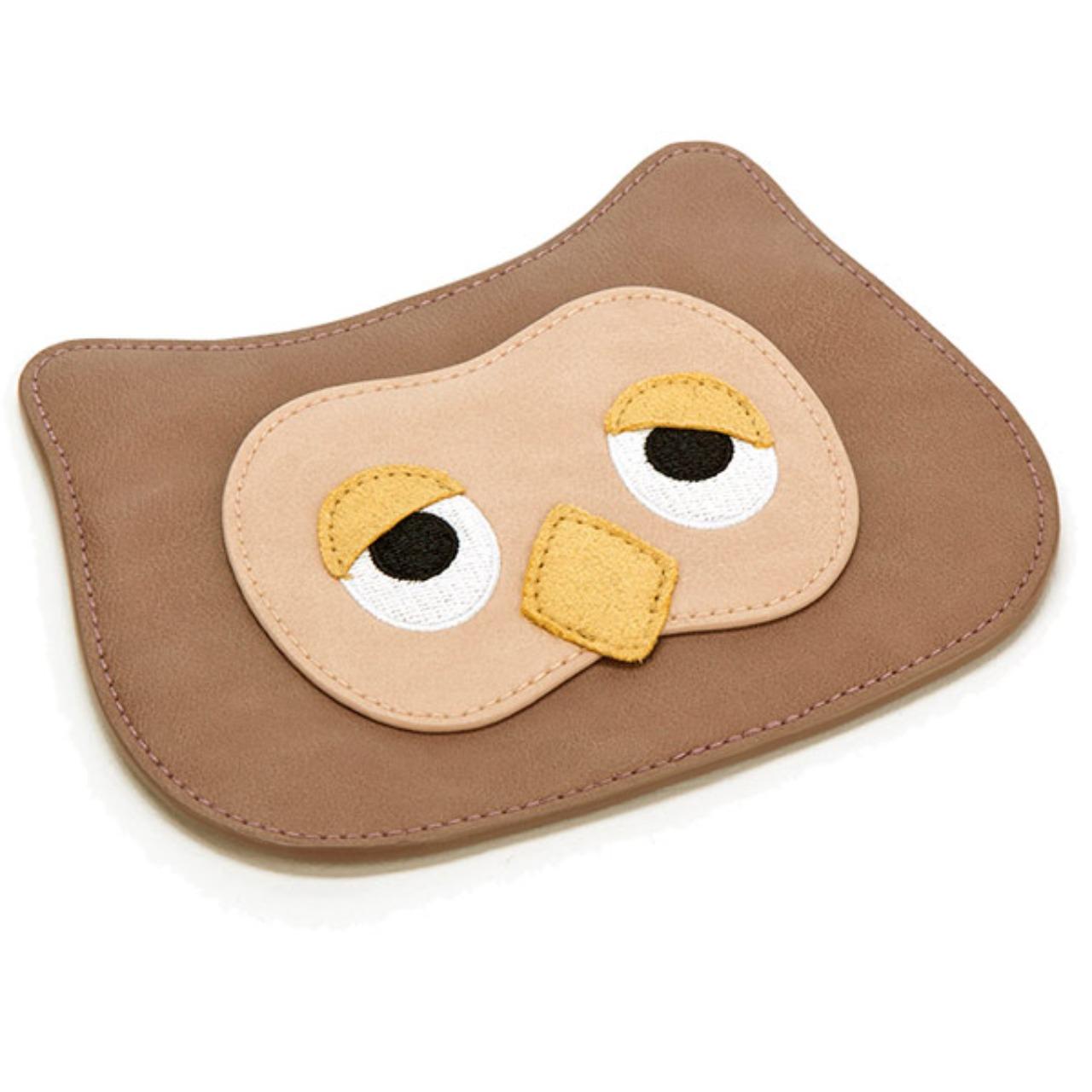 Don't Give a Hoot Owl Appliqué Coin Purse