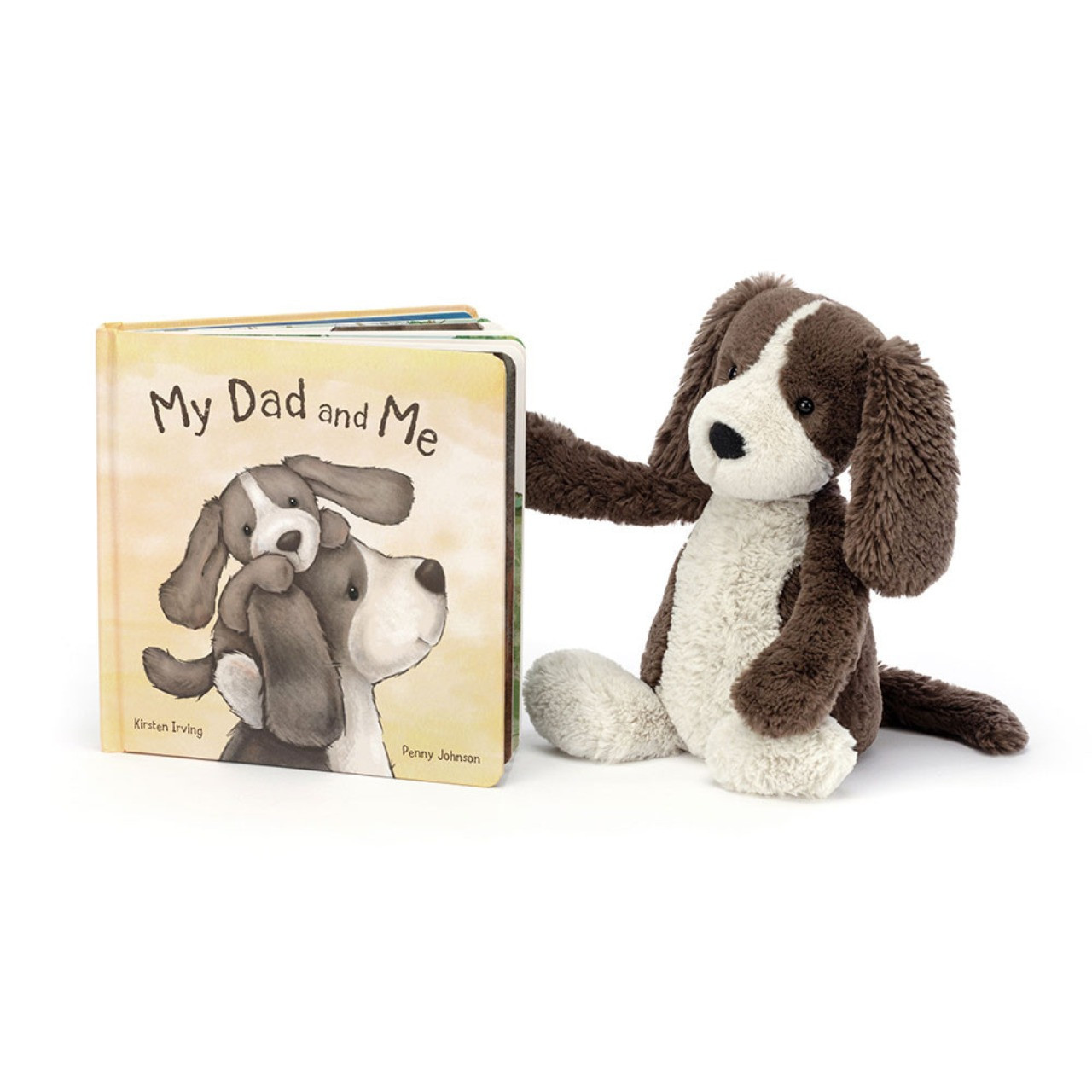 Image of My Dad And Me Book & Bashful Fudge Puppy Medium variant 1