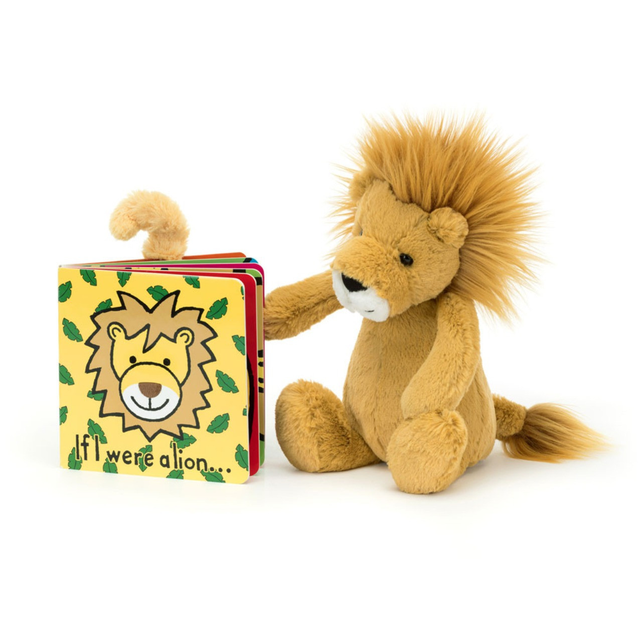 Image of If I Were a Lion Board Book & Bashful Lion Medium variant 1