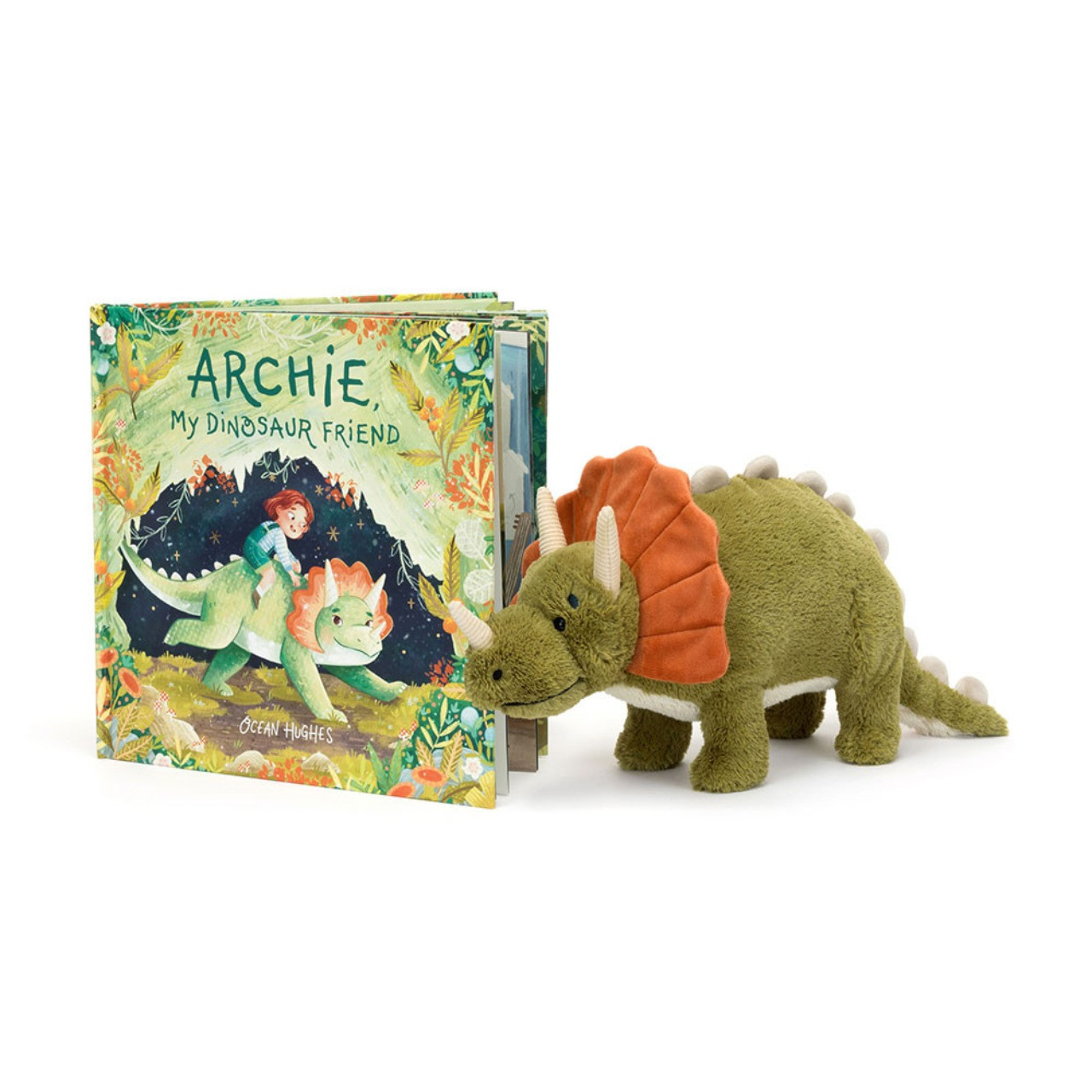 Image of Archie, My Dinosaur Friend Book & Archie Dinosaur variant 1